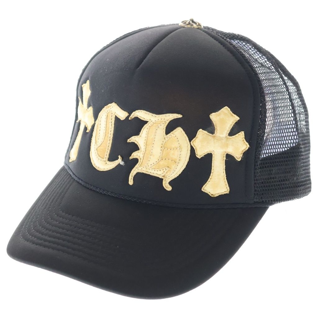 CHROME HEARTS (クロムハーツ) OLD TRUCKER CAP CHレザーパッチ トラッカーメッシュキャップ 101,640円