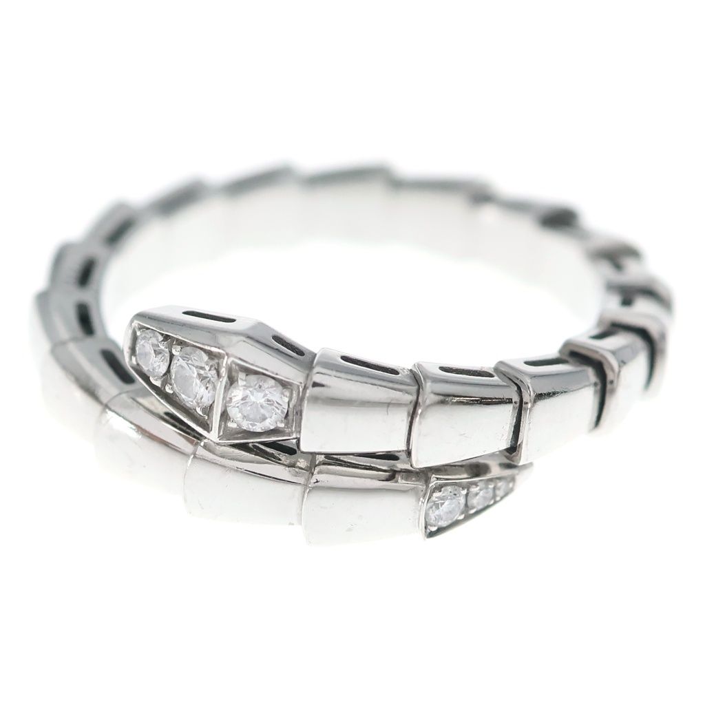BVLGARI (ブルガリ) 18K セルペンティ ヴァイパー ダイヤモンド リング ホワイトゴールド 360470