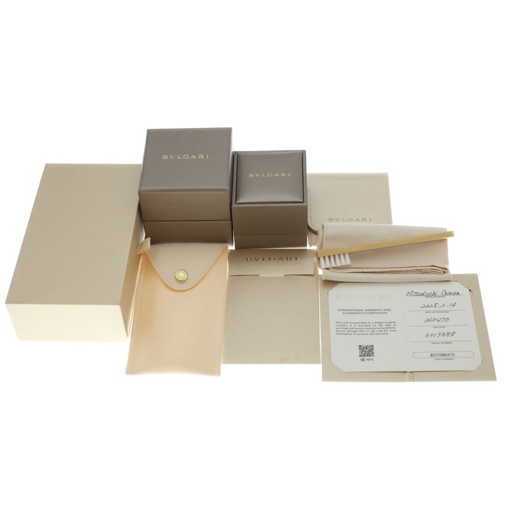 BVLGARI (ブルガリ) 18K セルペンティ ヴァイパー ダイヤモンド リング