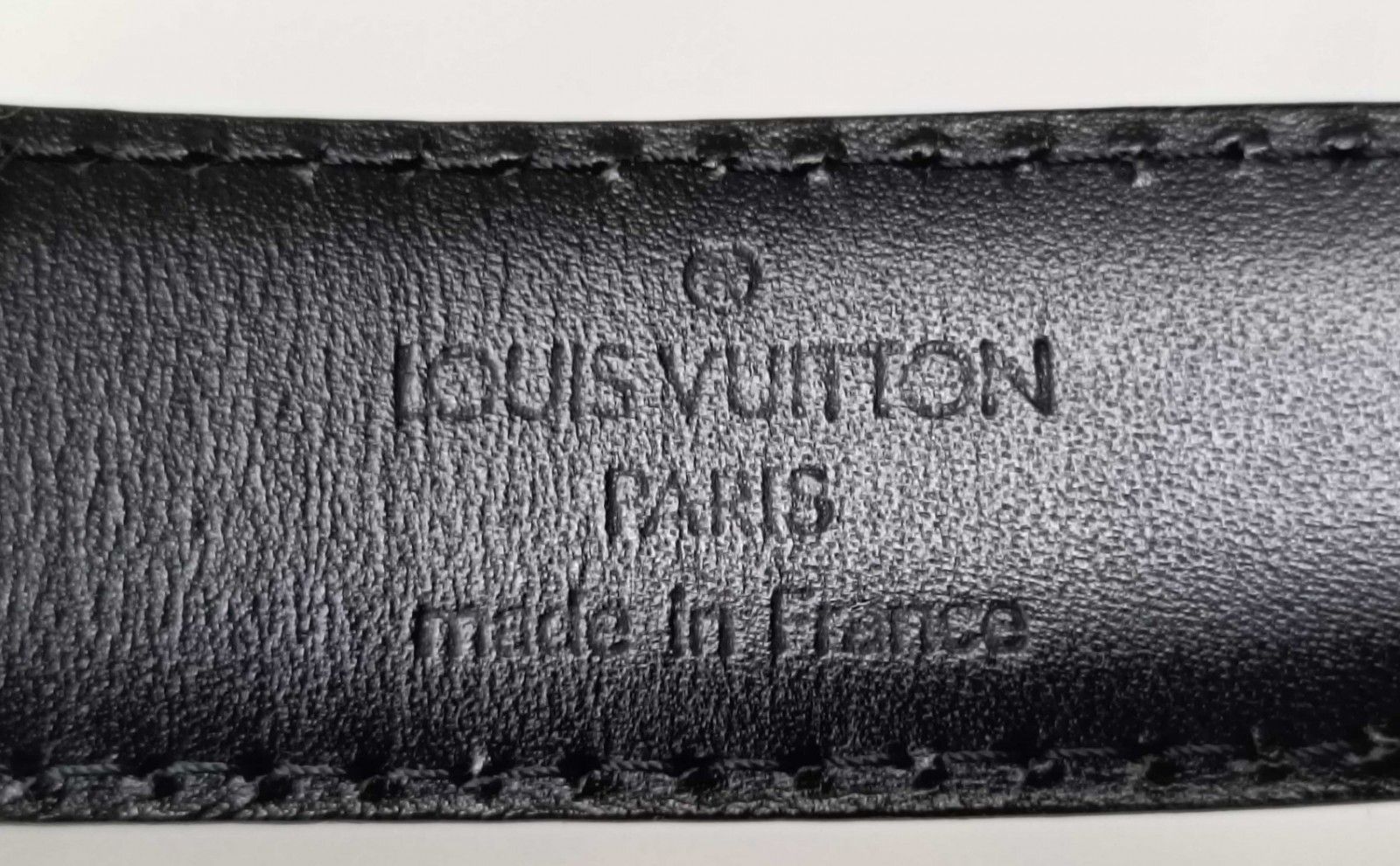 LOUIS VUITTON ルイヴィトン エピ レザー ベルト ブラック 85/34
