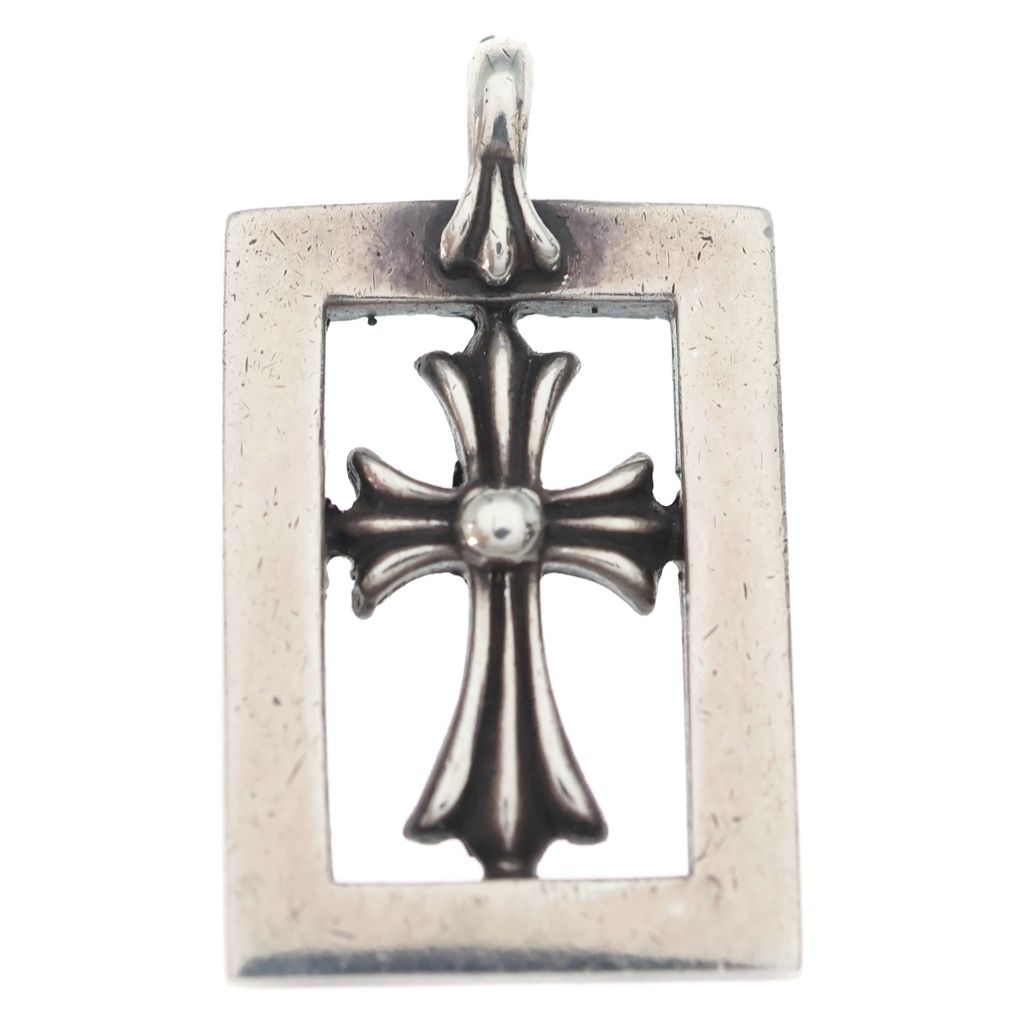 CHROME HEARTS (クロムハーツ) FRMD OPN BBYFAT フレームドオープンベイビーファット ペンダントトップ シルバー BCA274
