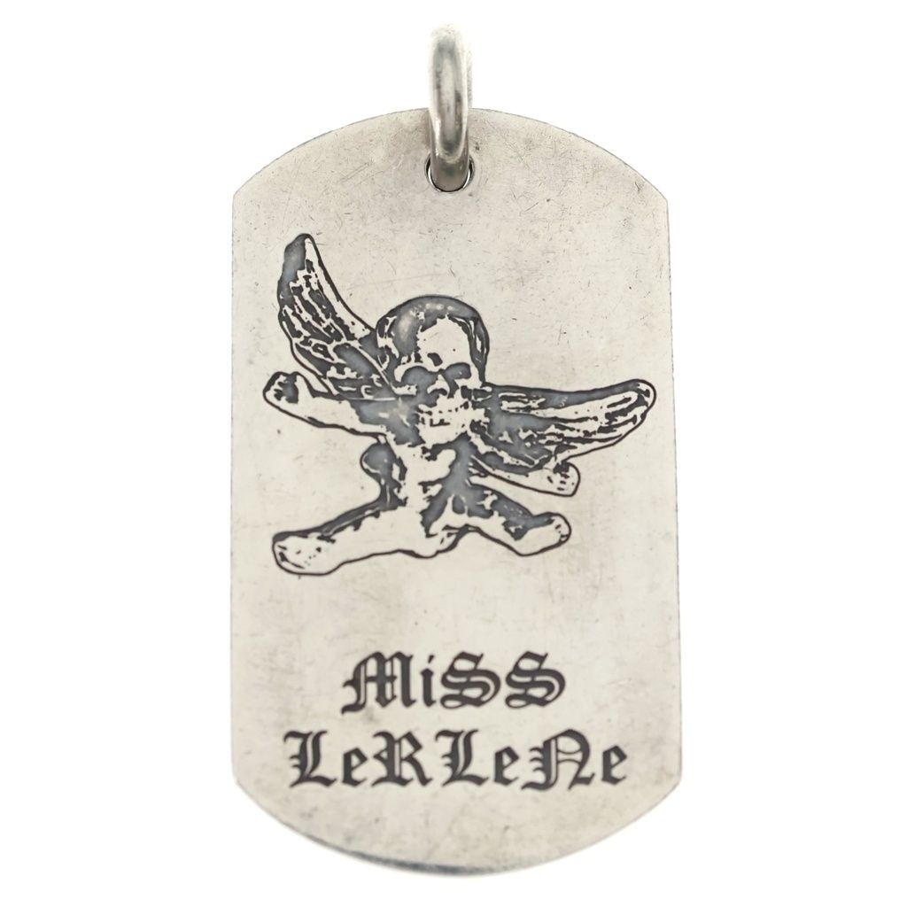 CHROME HEARTS (クロムハーツ) D TAG LRG FOTI フォティドッグタグ ラージドッグタグネックレストップ