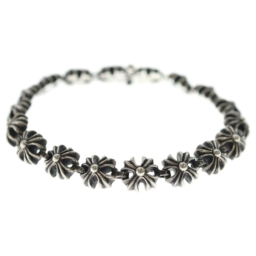 CHROME HEARTS (クロムハーツ) TINY PLUS タイニープラス ブレスレット シルバー