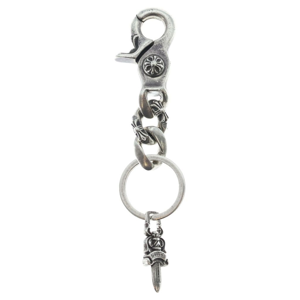CHROME HEARTS (クロムハーツ) CLP CHN FANCY-S/ショート ファンシーリンク キーチェーン シルバー BCA071