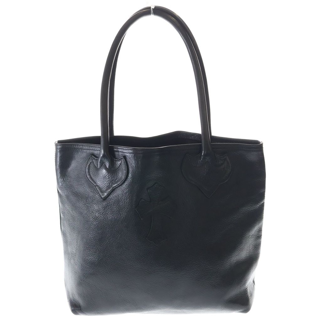 CHROME HEARTS (クロムハーツ) FS TOTE FSトート レザートートバッグ ブラック