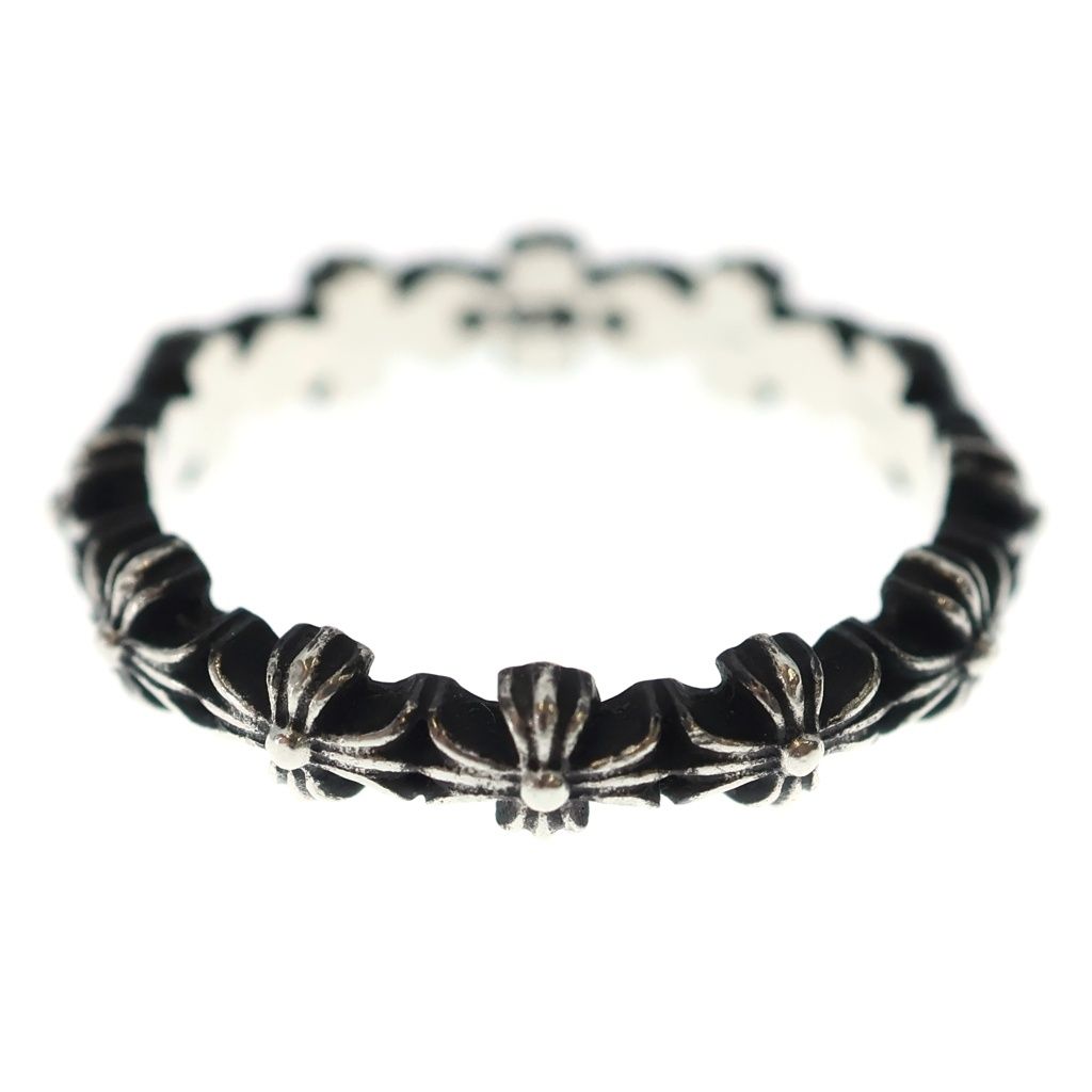 CHROME HEARTS (クロムハーツ) TINY E CH PLUS BAND タイニーE CHプラス バンドリング シルバー
