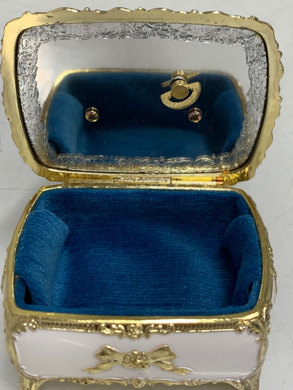 SANKYO アンティーク ヴィンテージ カメオ オルゴール ジュエリー