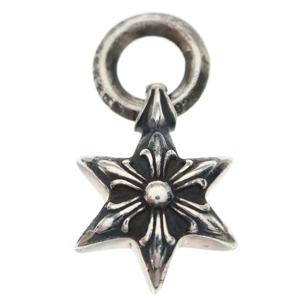 CHROME HEARTS (クロムハーツ) STAR CHARM 6ポイントスターチャーム シルバーネックレストップ