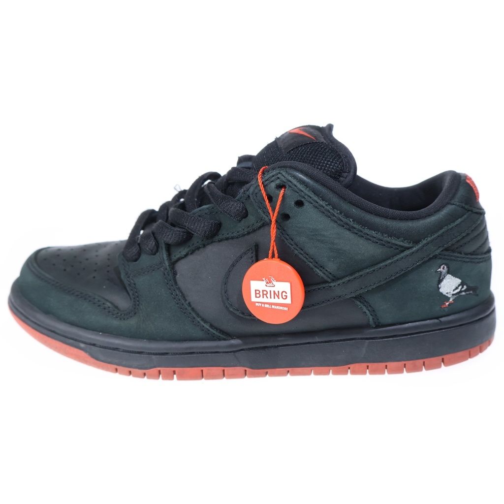 NIKE SB (ナイキエスビー) ×STAPLE DUNK LOW TRD QS BLACK PIGEON 883232-008 ステイプル ダンクロウ ブラックピジョン ローカットスニーカー US5.5/24.0cm ブラック