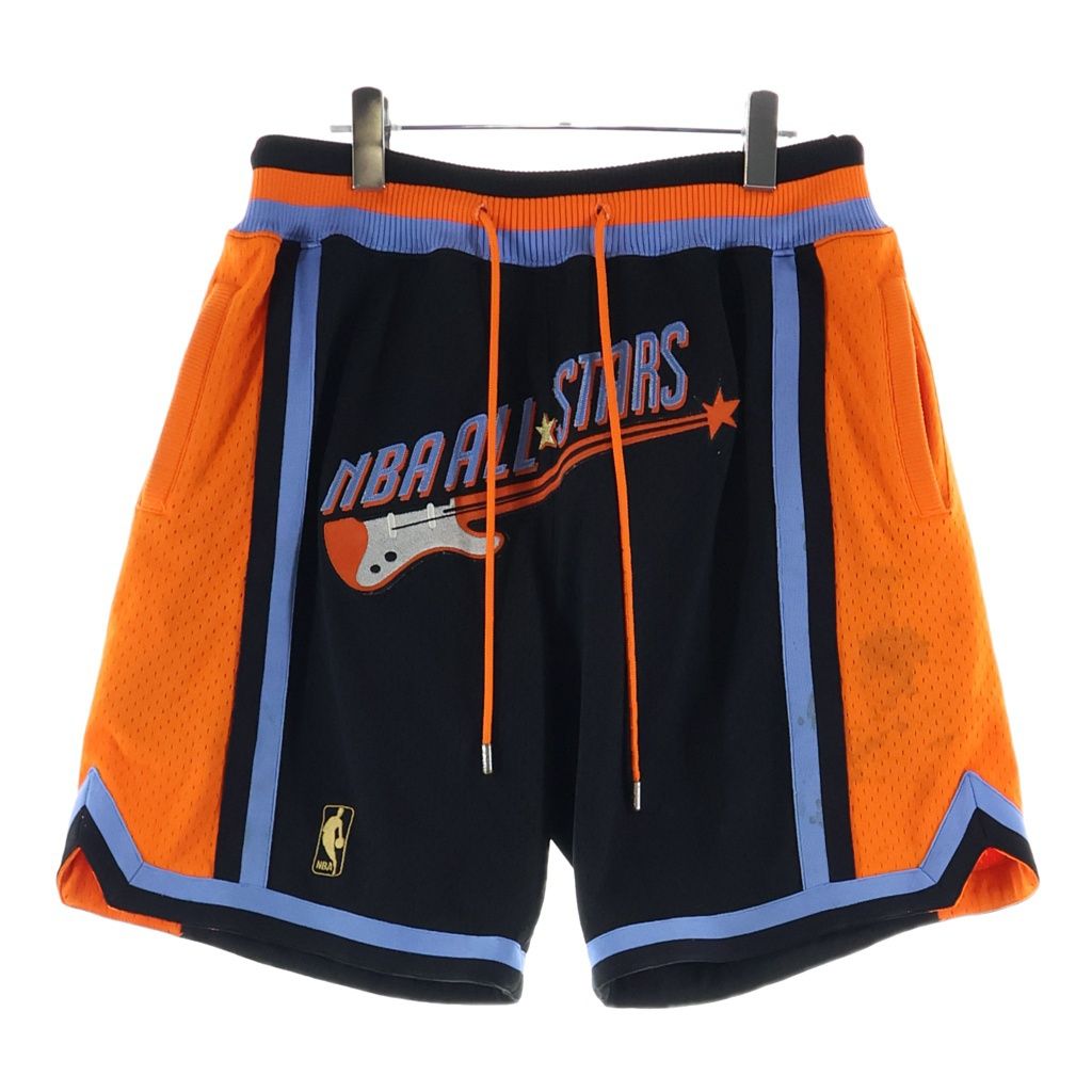 JUSTDON (ジャストドン) NBA Hardwood Classics All-Star Shorts NBA ハードウッドクラシックオールスターショーツ ブラック/オレンジ SHORM020276-ASG