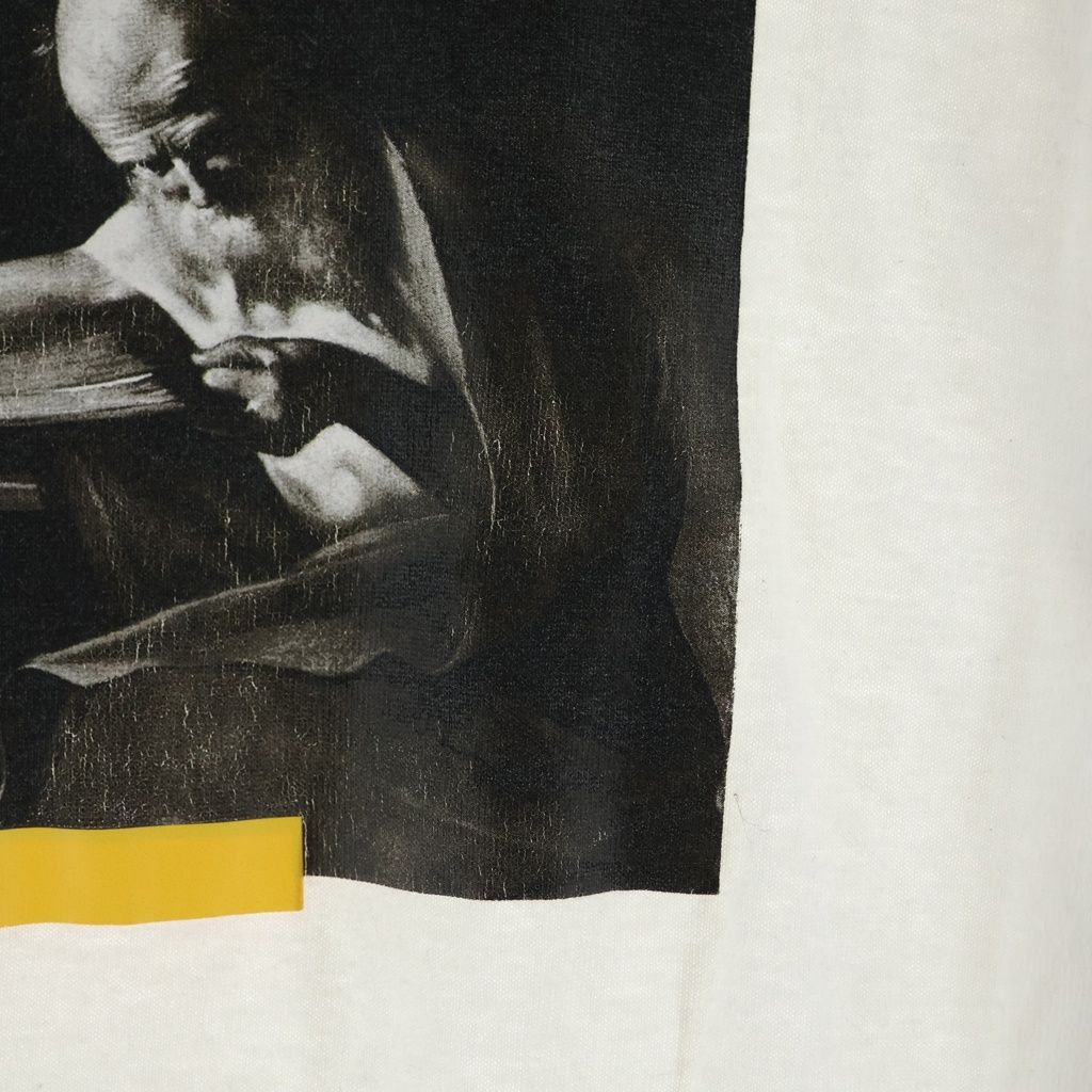 OFF-WHITE (オフホワイト) CARAVANGGIO PAINTING L/S TEE フロントロゴ 