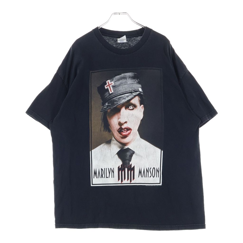 VINTAGE (ヴィンテージ) 00S MARILYN MANSON AGE OF GROTESQUE マリリンマンソン エイジ オブ グロテスク Tシャツ ブラック