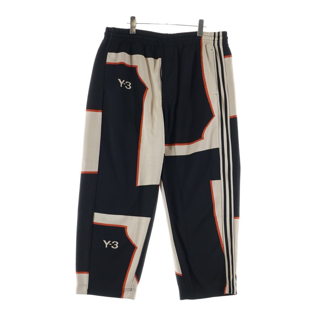Y-3 (ワイスリー) 19AW JAQUARD TRACK PANTS ジャガード トラック パンツ ブラック FJ0467