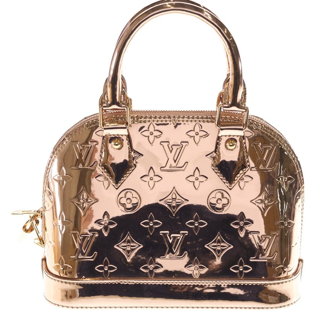 LOUIS VUITTON (ルイヴィトン) モノグラム ミロワール LVSKI アルマBB 2WAYバッグ ハンドバッグ ショルダーバッグ ブロンズ レザー M27037 ゴールド金具