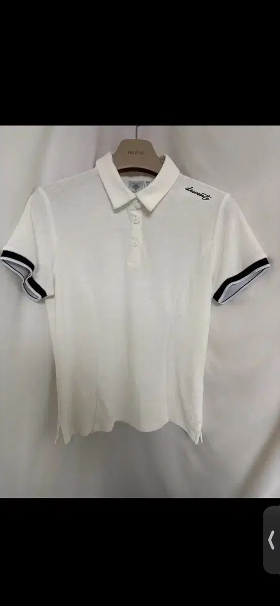 デサントゴルフ プレミアム モダール KARA 半袖 Tシャツ 白 レディース