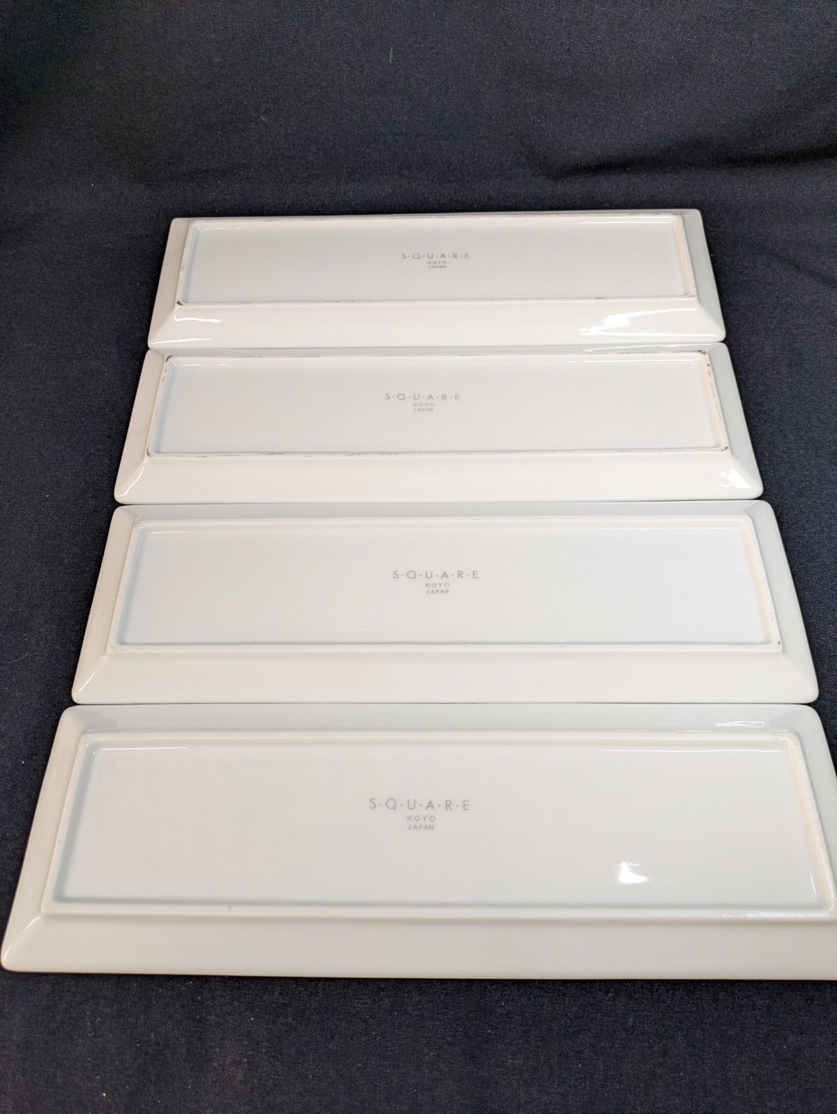 KOYO/光洋陶器 SQUAREシリーズ スクエアー プレート 4枚セット