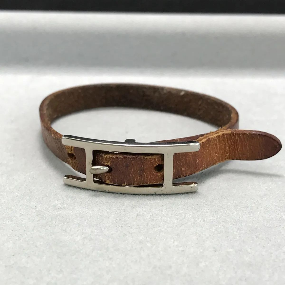 HERMES エルメス ブレスレット アピ レザー ブラウン系 2000 - メルカリ
