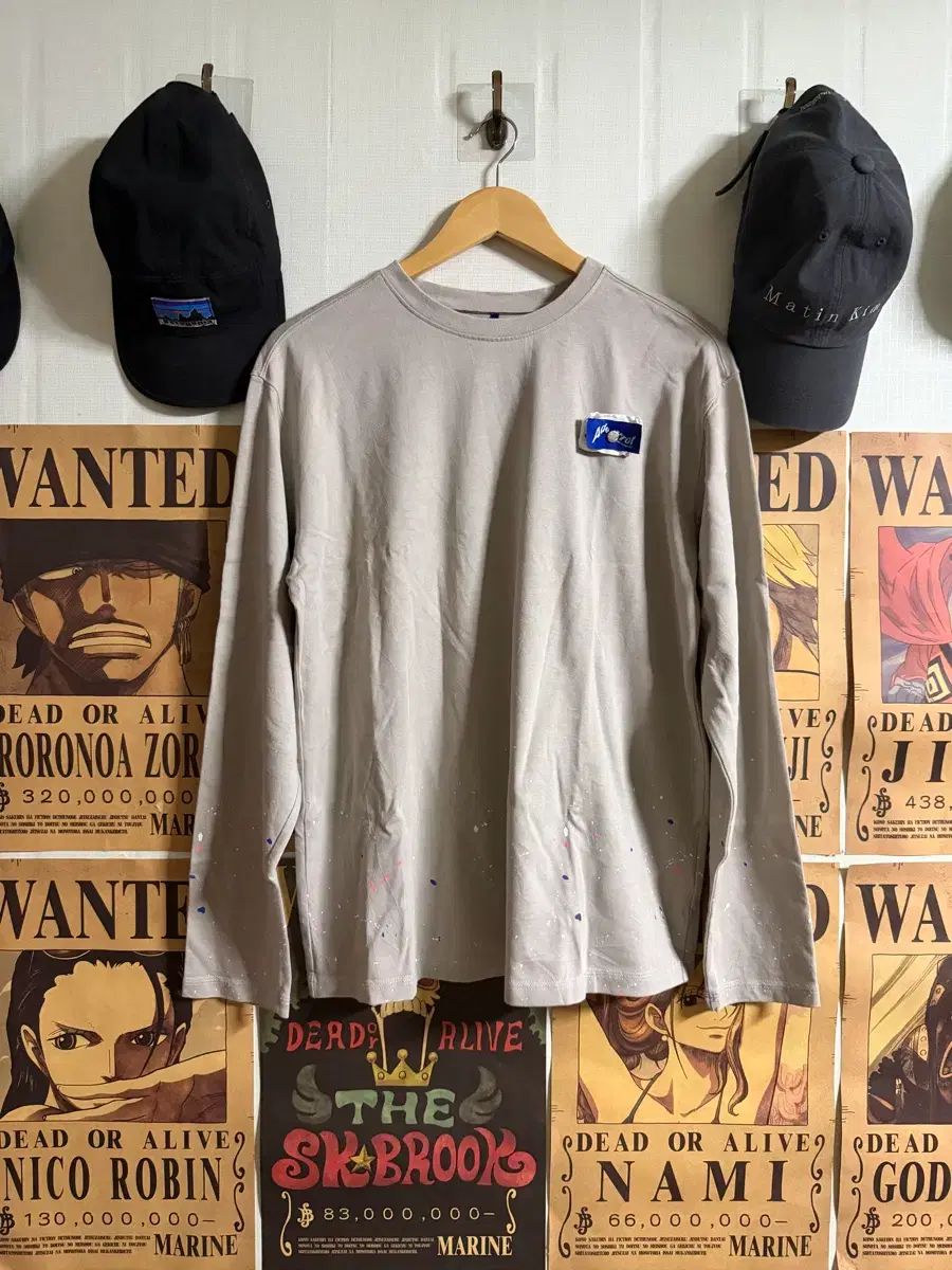 ADER ERROR アーダーエラー ペインティング 長袖 Tシャツ