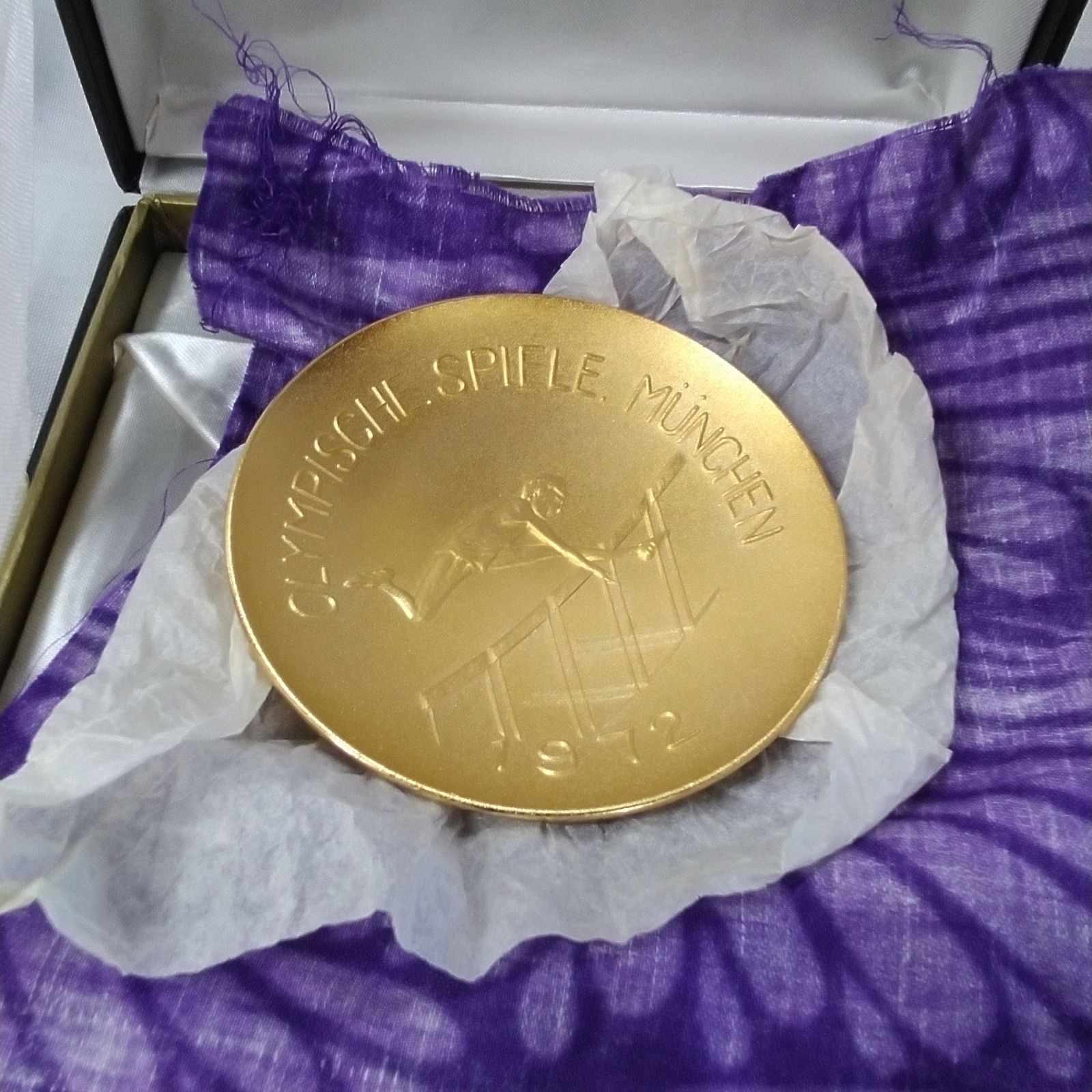 金杯 1972年ミュンヘンオリンピック 開催記念品 金メッキ 24KGP