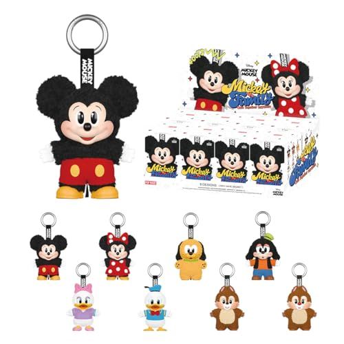 [POP MART] Mickey Family Cute Together Keychain Series Figures【1ピース】 ポップマート ガチャガチャ ブラインド ボックス フィギュア プラモデル プレミアム おもちゃ PVC e484a6a0