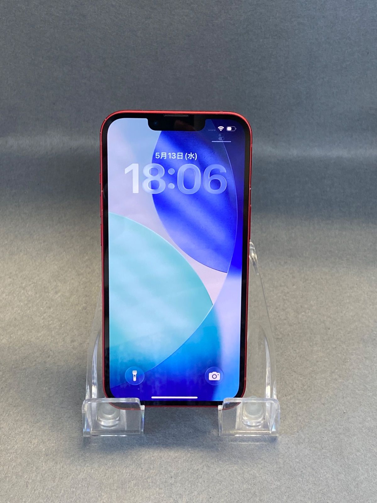 美品 国内版 SIMフリー iPhone13 256GB レッド色