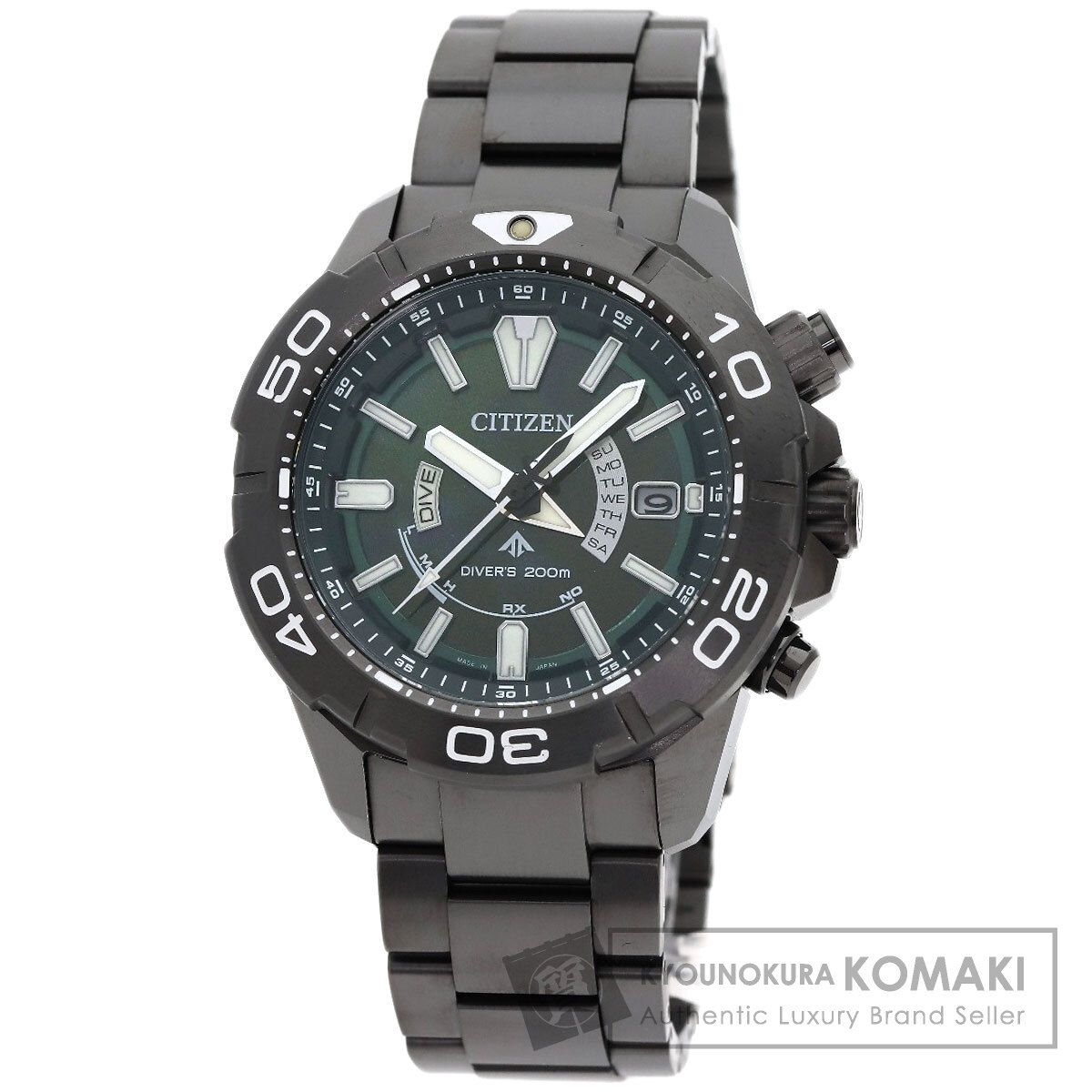 CITIZEN シチズン AS7146-58W プロマスター LIGHT in BLACK 2022 GREEN EDITION 腕時計 チタニウム チタニウム メンズ [中古]