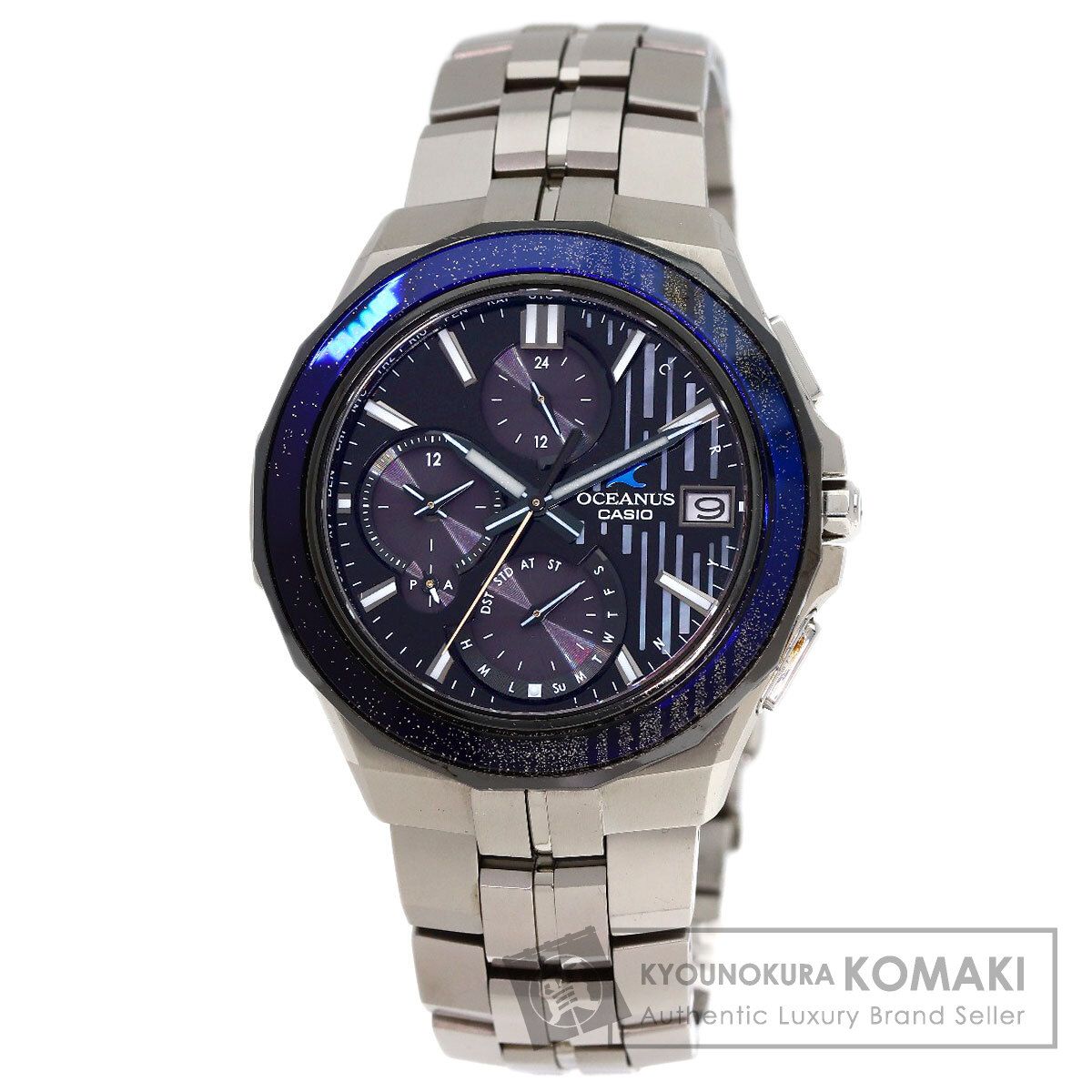 CASIO カシオ OCW-S5000MB-1AJF オシアナス マンタ 蒔絵 世界限定1200本 腕時計 チタン チタン メンズ [中古]