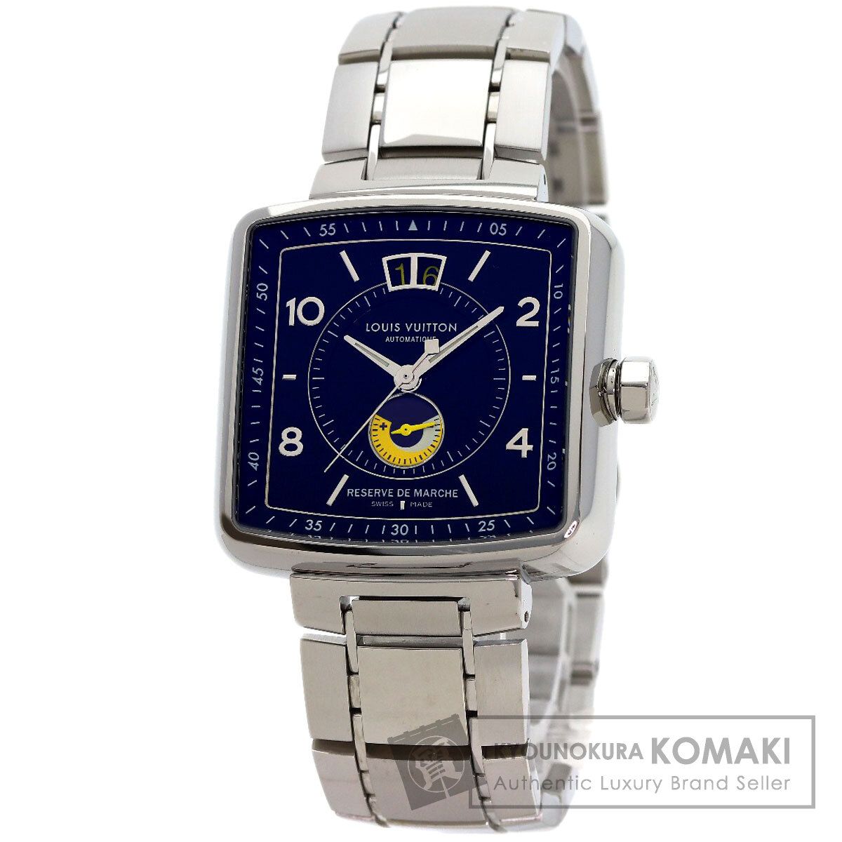 LOUIS VUITTON ルイヴィトン Q269G1 スピーディー パワーリザーブ 腕時計 SS SS メンズ [中古]