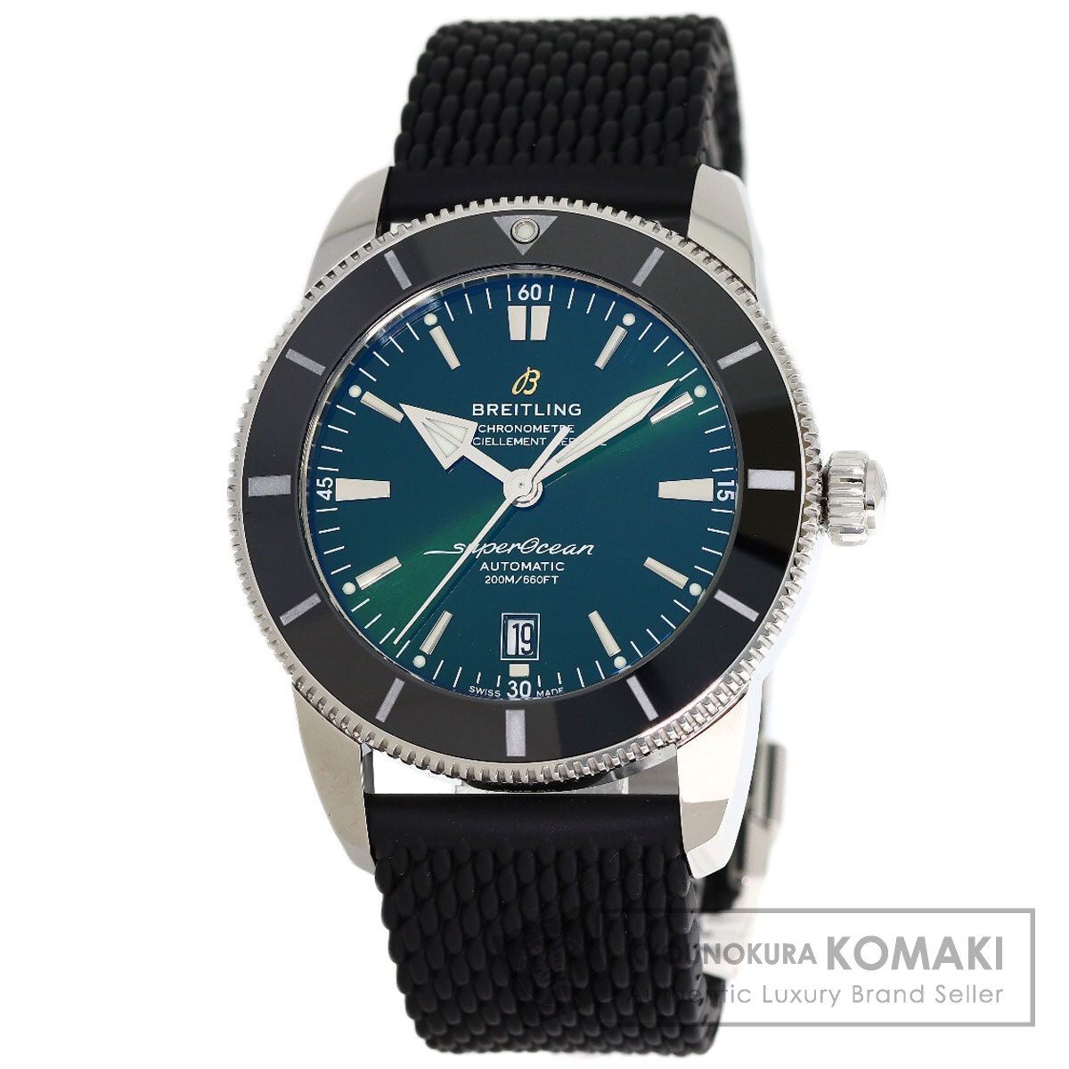 BREITLING ブライトリング AB2020 スーパーオーシャン ヘリテージ42 腕時計 SS ラバー メンズ [中古]
