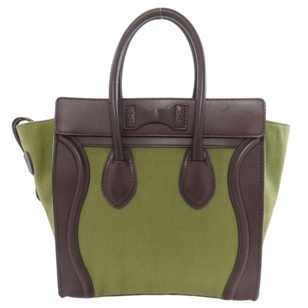 CELINE セリーヌ ラゲージマイクロ ハンドバッグ レザー CELINE 