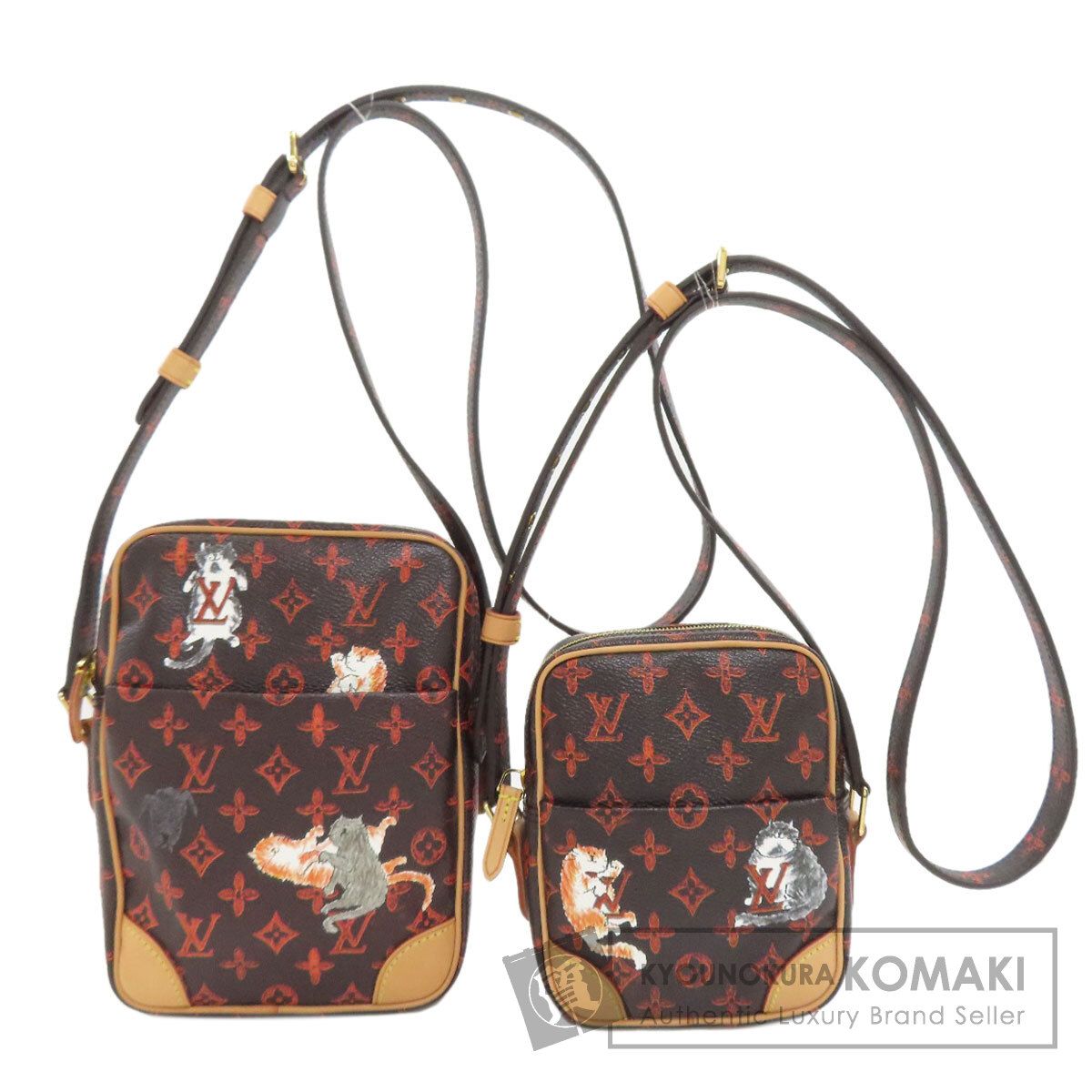 LOUIS VUITTON ルイヴィトン M44399 パナムセット キャットグラム ショルダーバッグ モノグラムキャンバス レディース [中古]