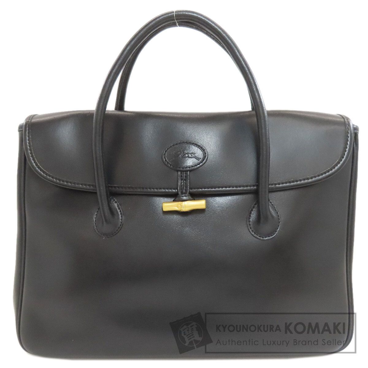 Longchamp ロンシャン ロゾ ハンドバッグ レザー レディース [中古]