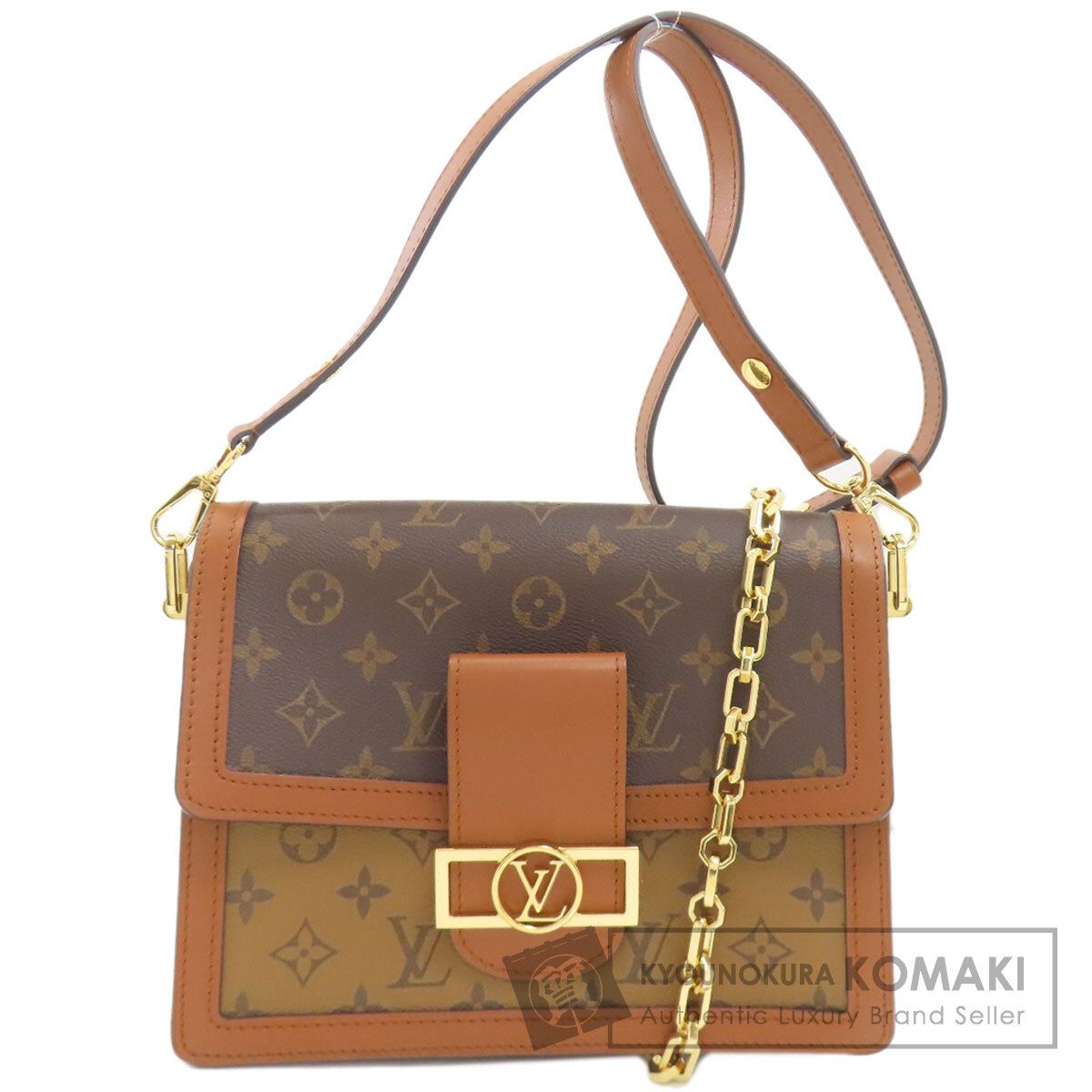LOUIS VUITTON ルイヴィトン M45958 ドーフィーヌMM ショルダーバッグ モノグラムキャンバス レディース [中古]