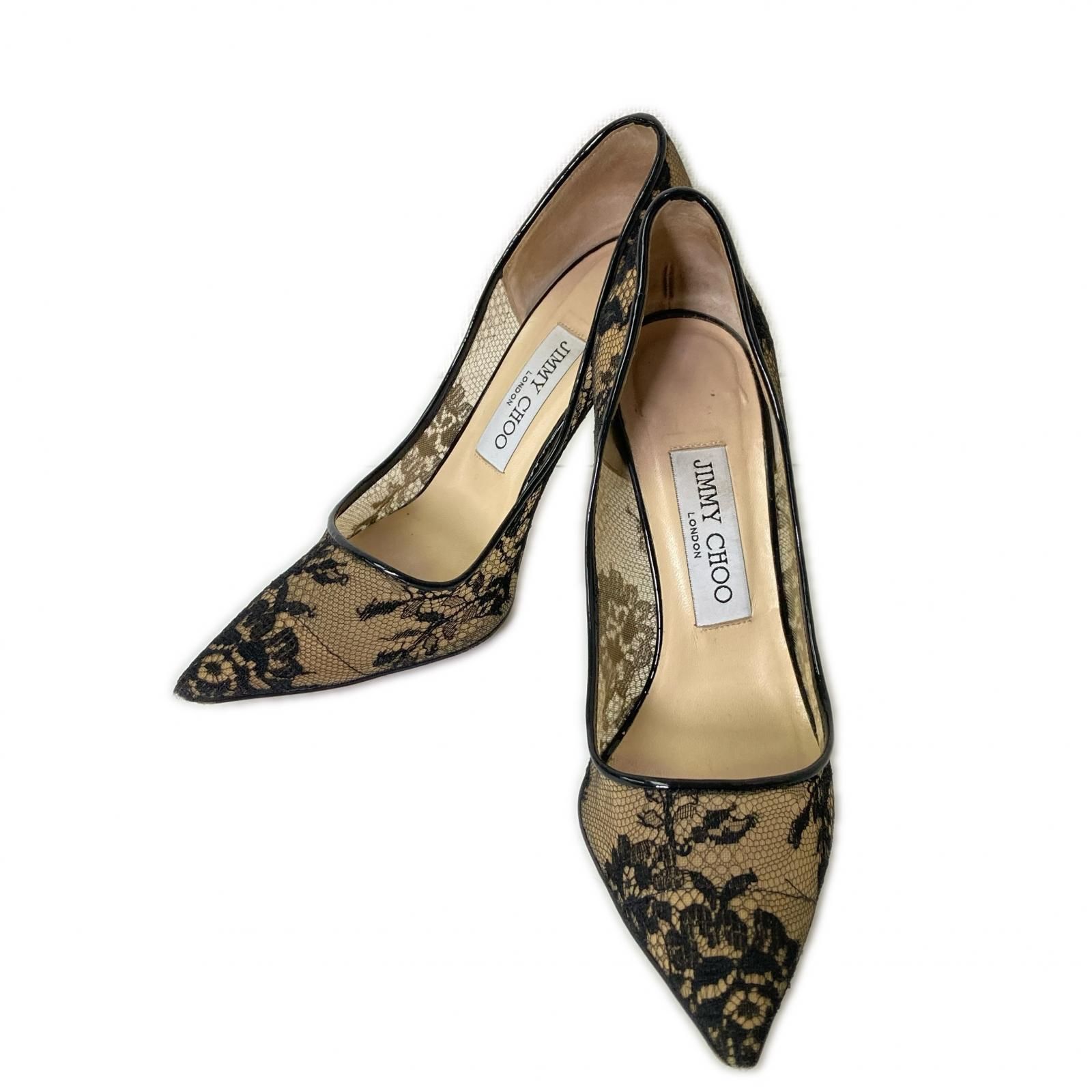 JIMMY CHOO(ジミーチュウ) パンプス ブラック レディース【中古】