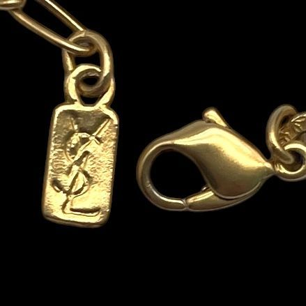 希少 Yves Saint Laurent イヴサンローラン ロングネックレス