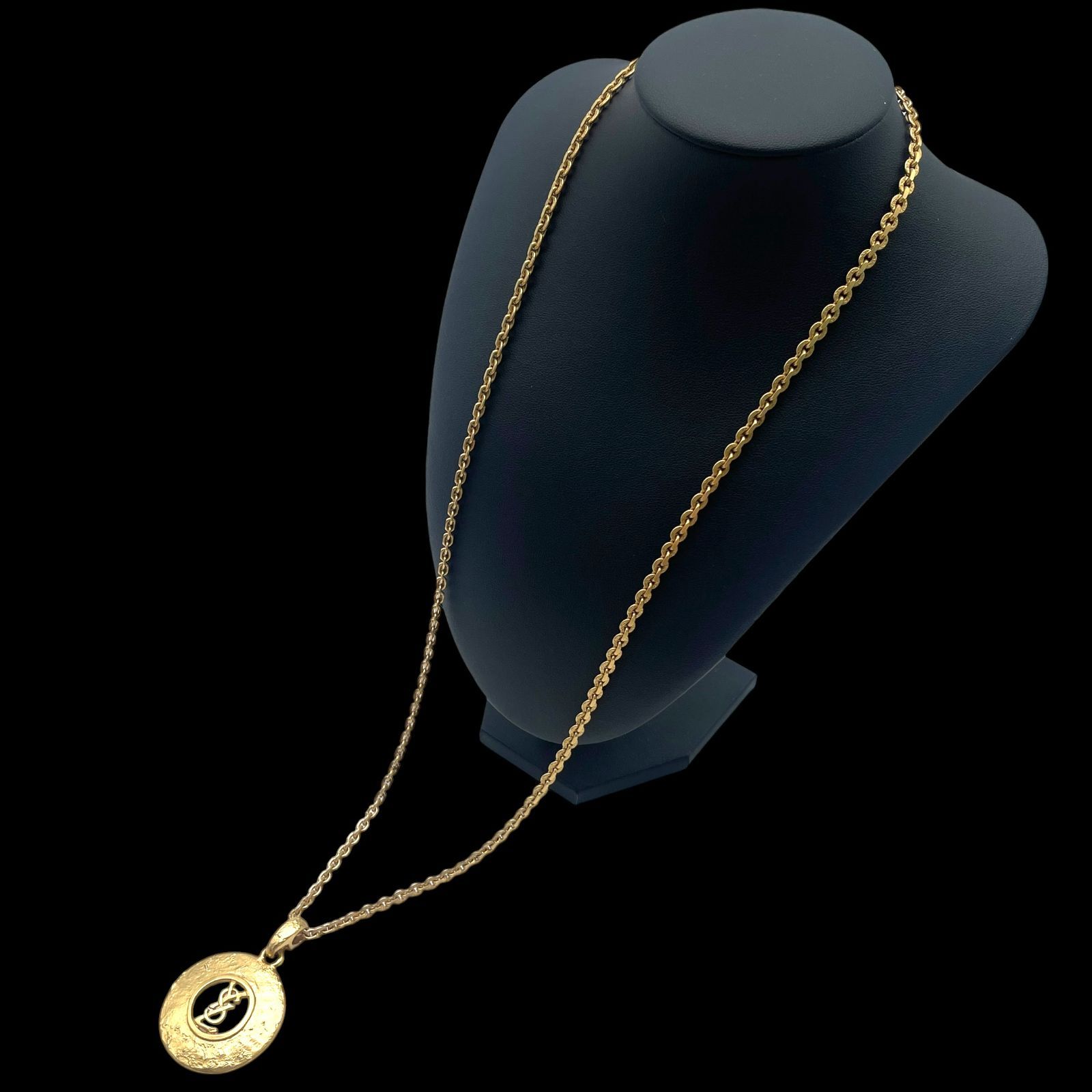 希少 Yves Saint Laurent イヴサンローラン ロングネックレス 