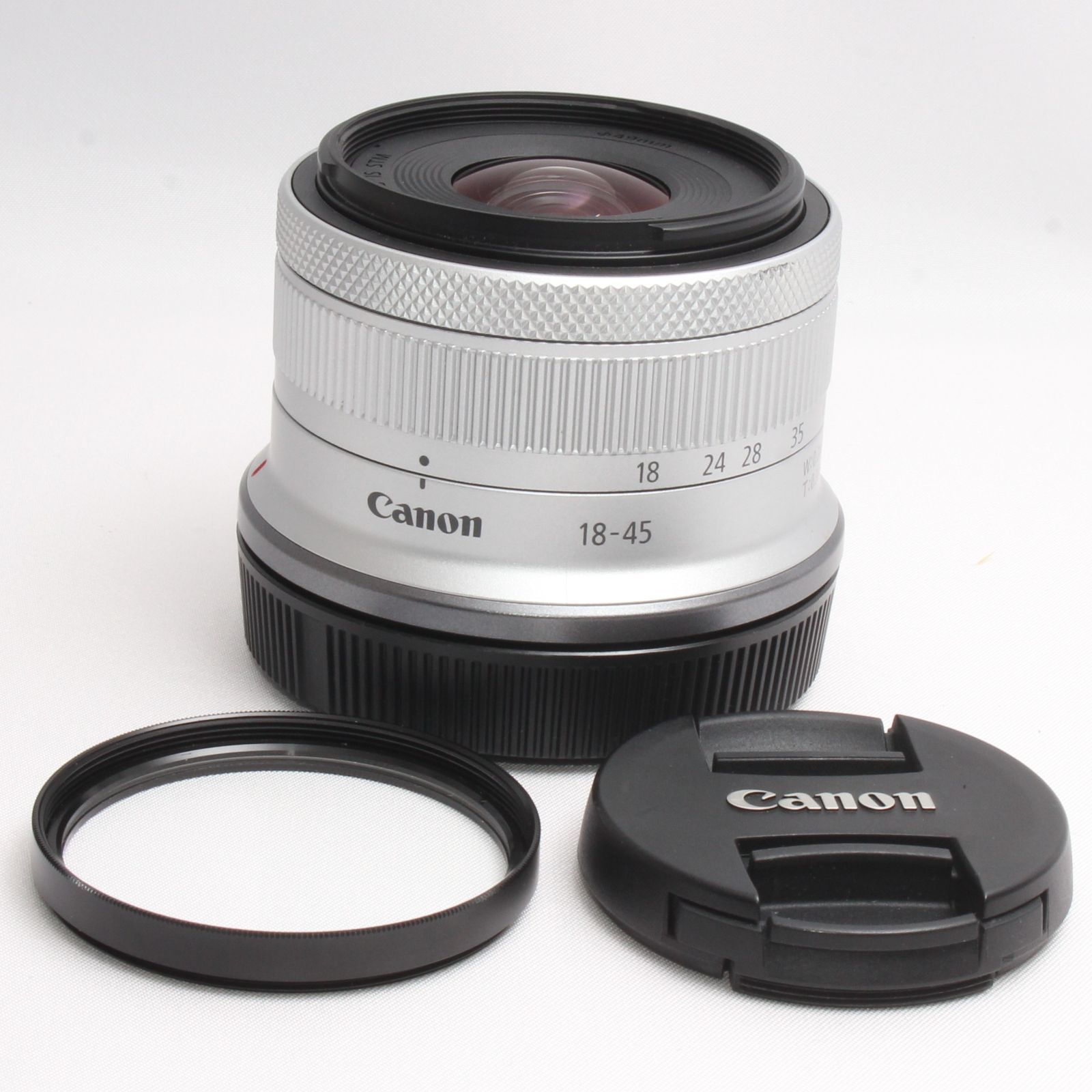 レンズフード付き》RF-S 18-45mm IS STM 美品】Canon RF-S18-45 IS STM レンズ 純正フード付き 【公式通販】