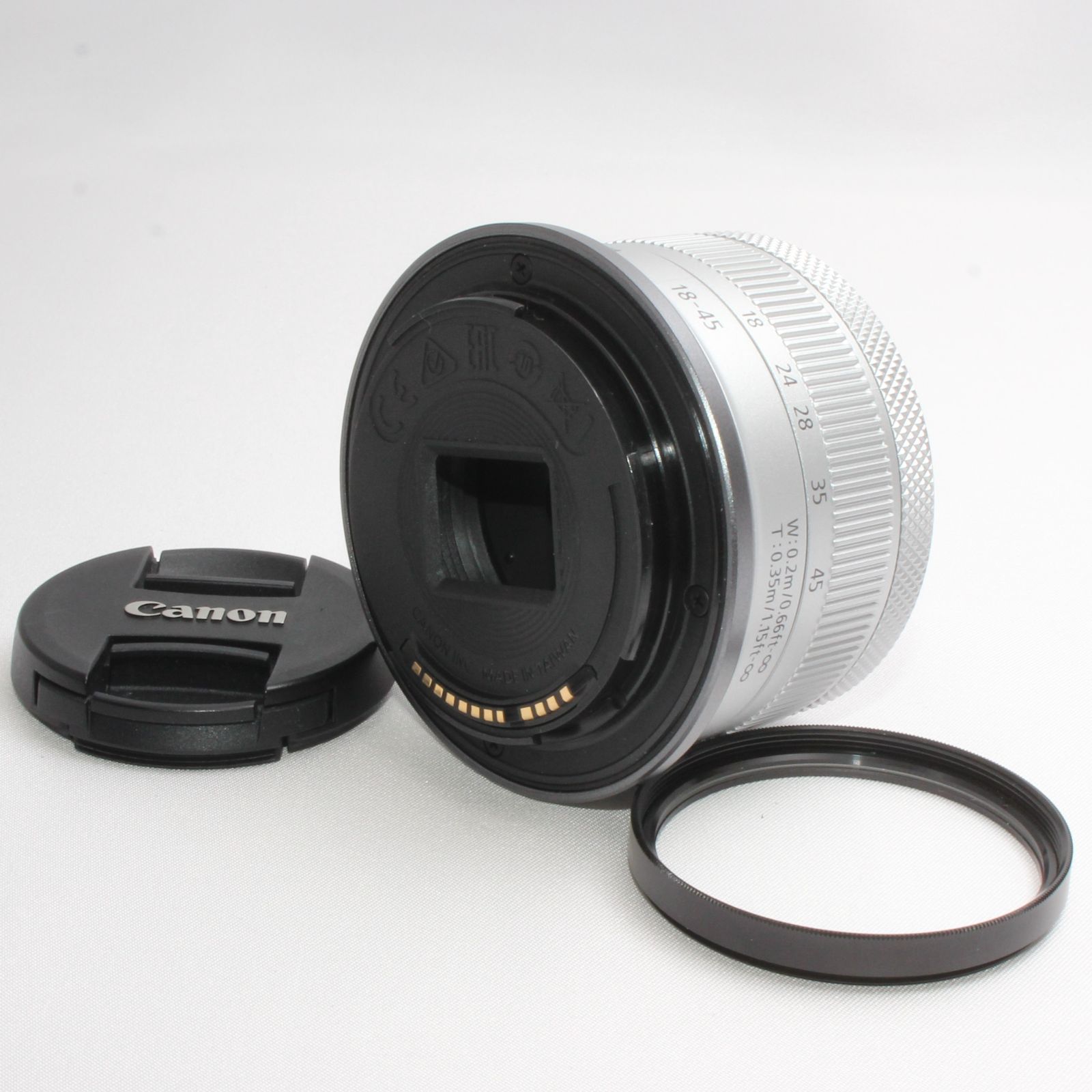 レンズフード付き》RF-S 18-45mm IS STM 美品】Canon RF-S18-45 IS STM レンズ 純正フード付き 【公式通販】
