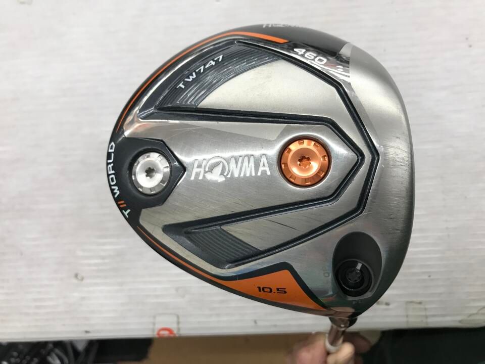 ホンマゴルフ　TOUR WORLD TW747 460　10.5度　VIZARD For TW747 50　Sフレックス　ドライバー　中古【最短即日発送】