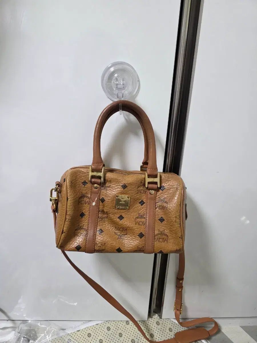 MCM ボストンバッグ ブラウン ショルダーバッグ