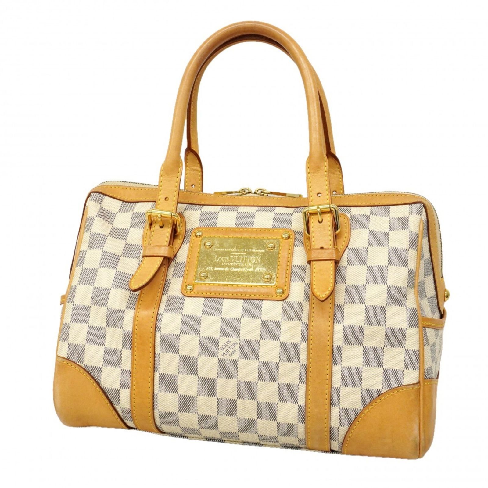 ルイ・ヴィトン(Louis Vuitton) ルイ・ヴィトン ハンドバッグ ダミエ・アズール バークレー N52001 ホワイトレディース