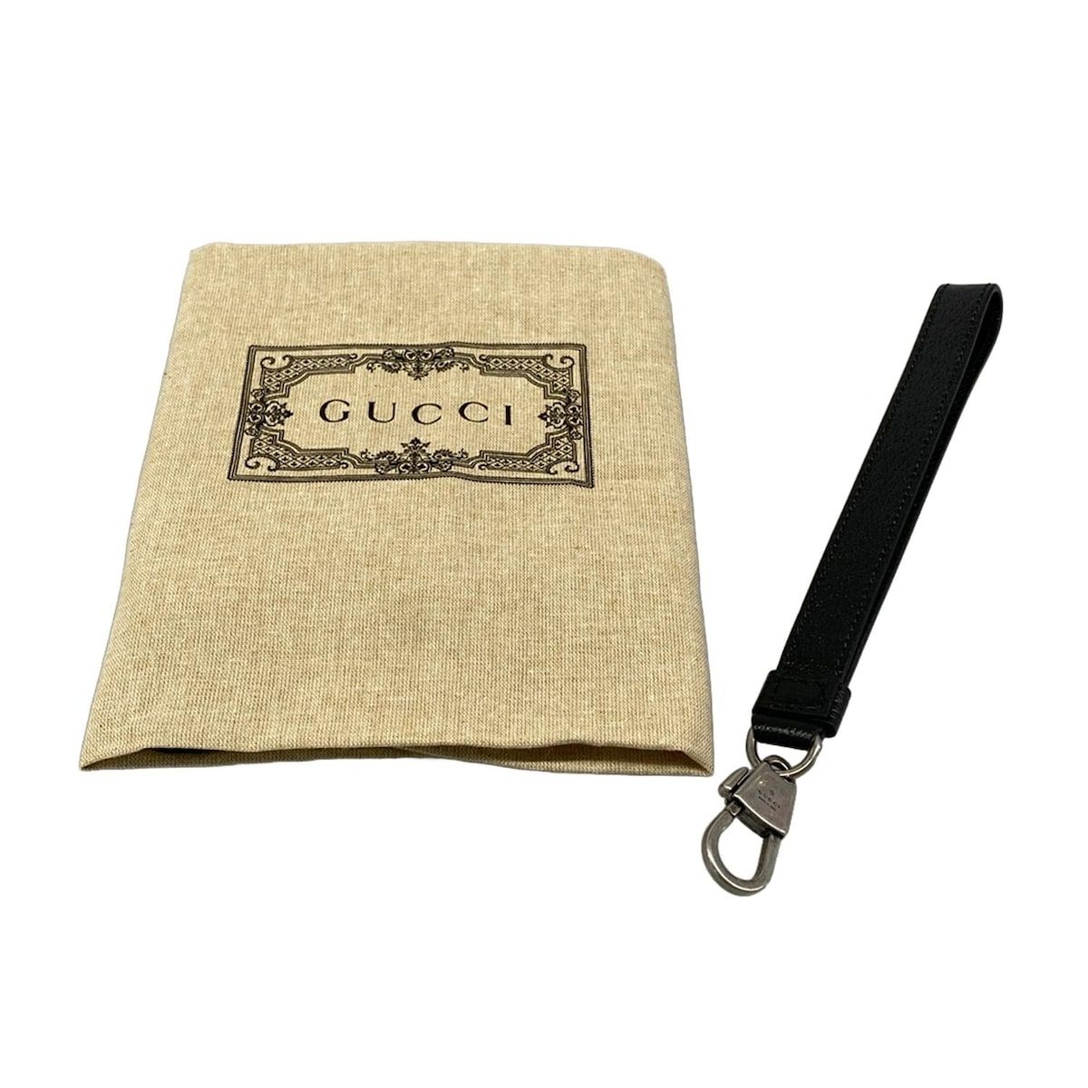 GUCCI(グッチ) ショルダーバッグ ジャンボGGミディアムメッセンジャーバッグ 739668 黒 ストラップ着脱可 レザー GUCCI(グッチ) ショルダーバッグ ジャンボGGミディアムメッセンジャーバッグ 739668 黒 ストラップ着脱可 レザー