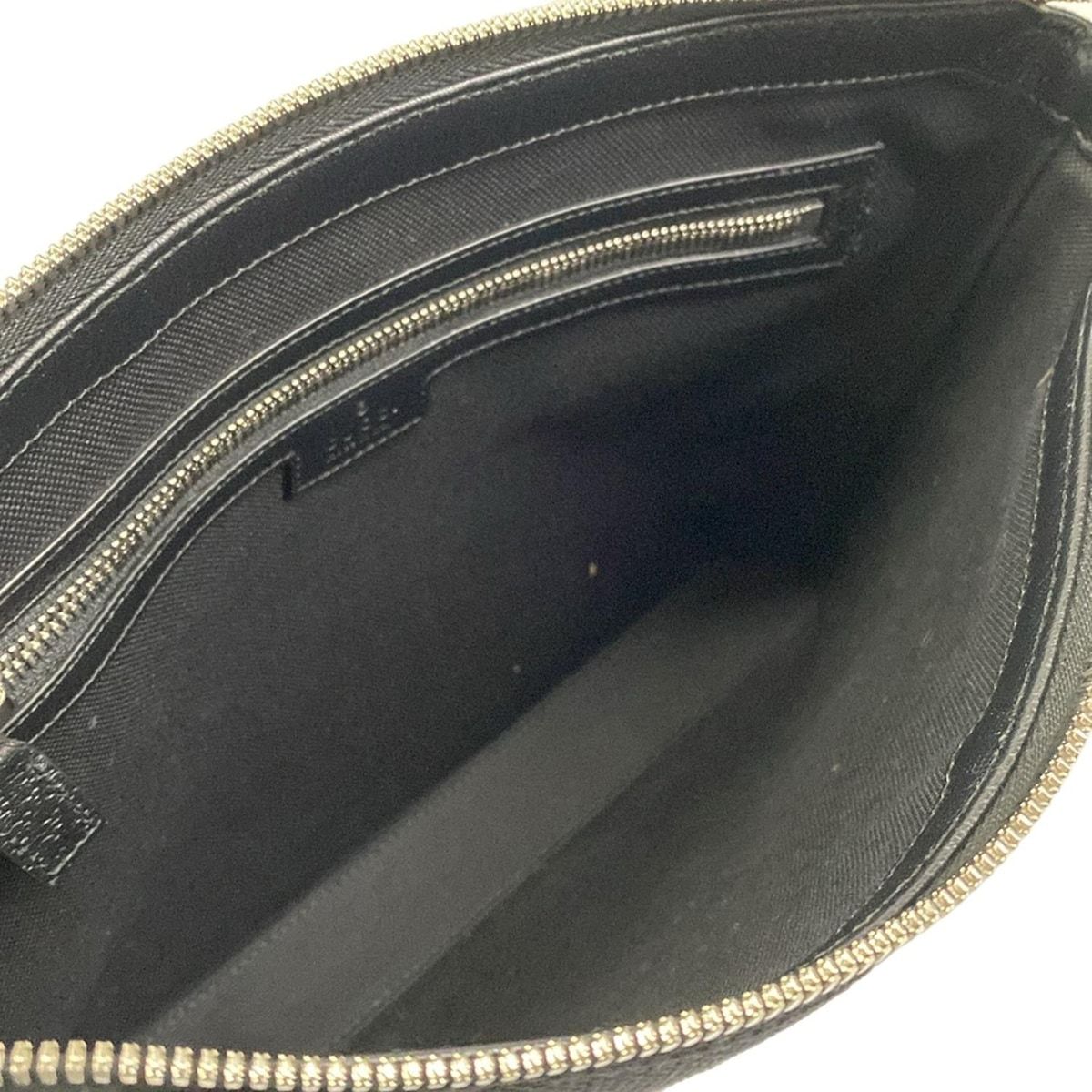 GUCCI(グッチ) ショルダーバッグ ジャンボGGミディアムメッセンジャーバッグ 739668 黒 ストラップ着脱可 レザー GUCCI(グッチ) ショルダーバッグ ジャンボGGミディアムメッセンジャーバッグ 739668 黒 ストラップ着脱可 レザー