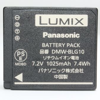거의 사용하지 않은 파나소닉 LUMIX DMW-BLG10, 여행 및 이벤트의 예비 부품으로 매우 유용합니다.