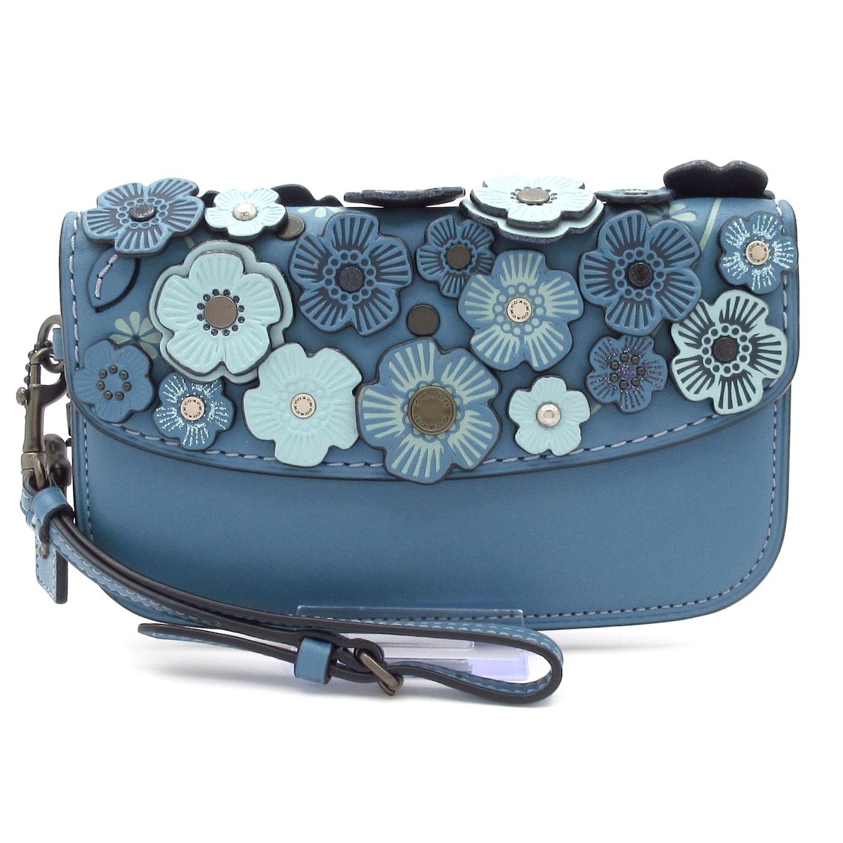 COACH(コーチ) 長財布美品 スモール ティーローズ クラッチ 23536 