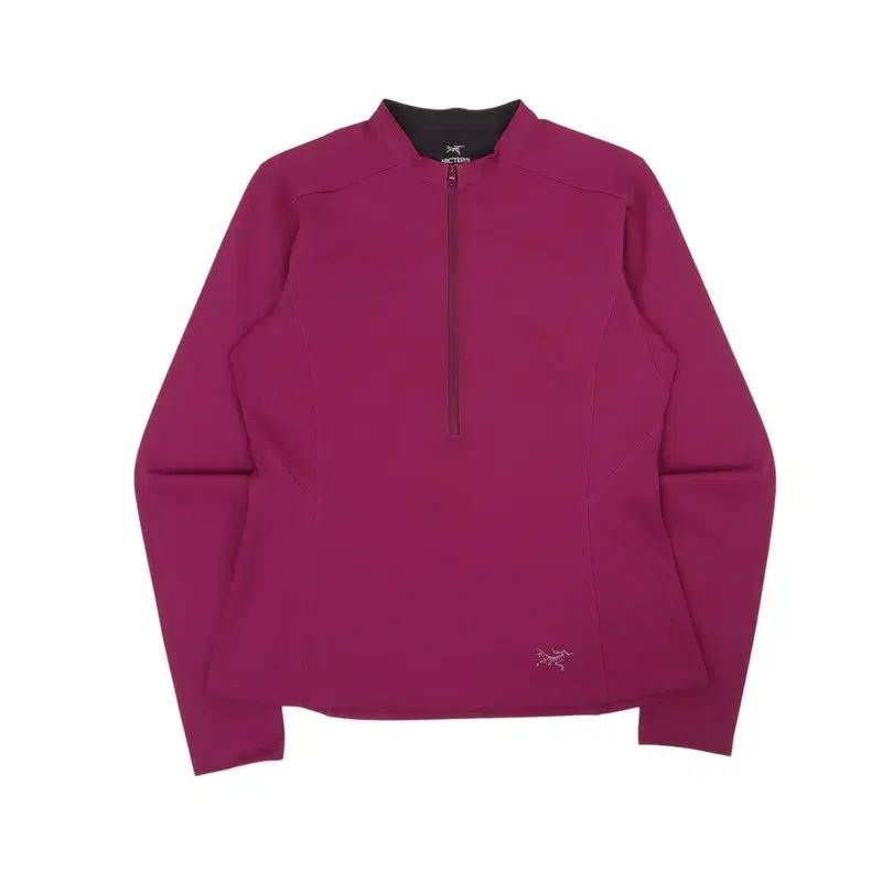 ARC'TERYX パープル ウィメンズ ハーフジップアップ Tシャツ