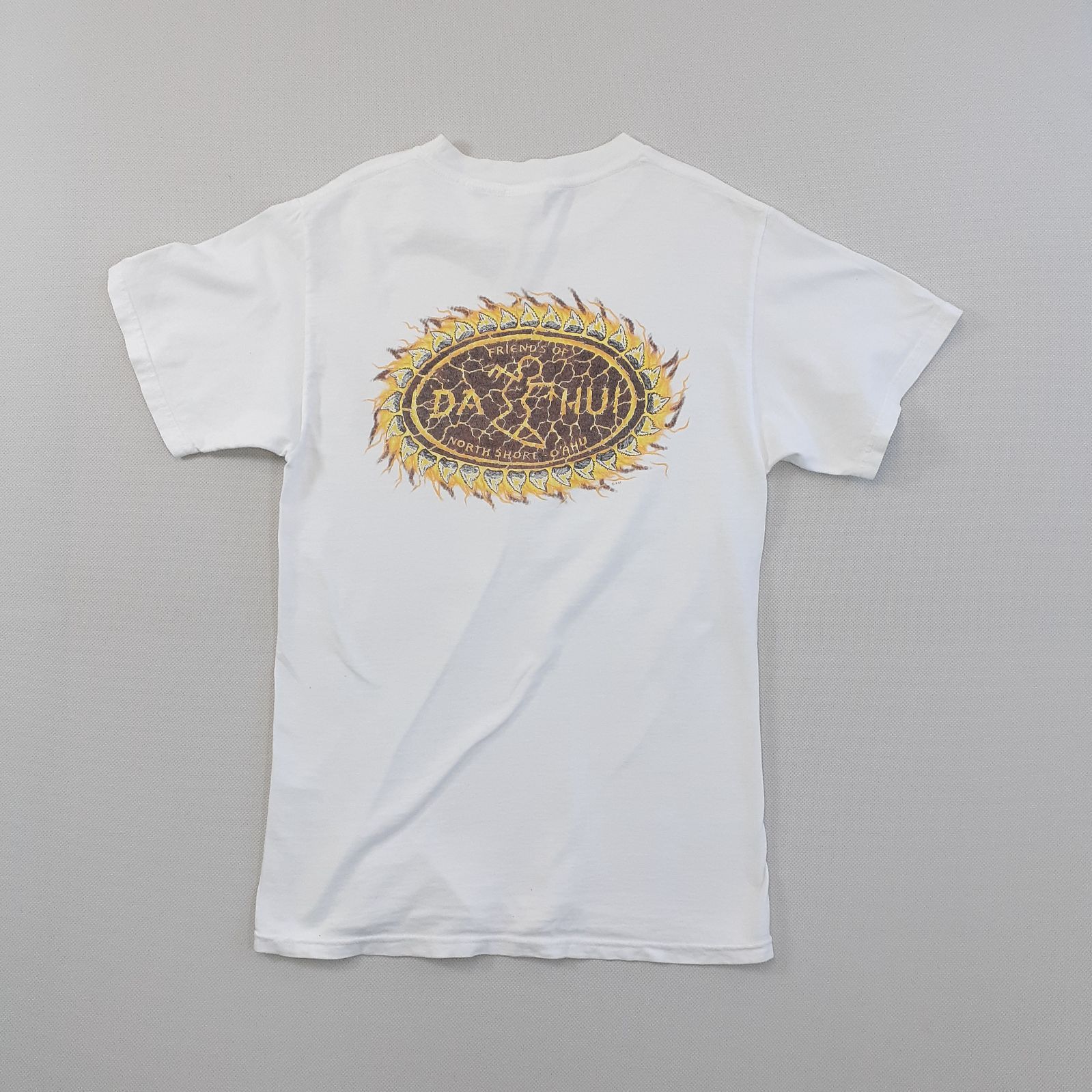 Da Hui ダフイ サークルロゴ Tシャツ ホワイト 白 半袖 オールドサーフ 