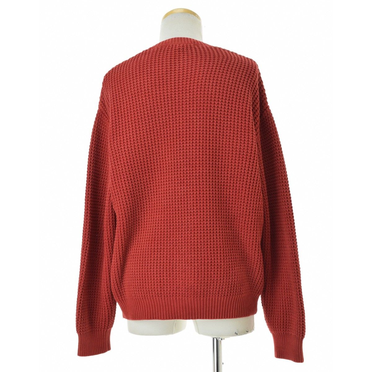 SUPREME】26SS Washed Small Box Waffle Sweater Red長袖ニット 