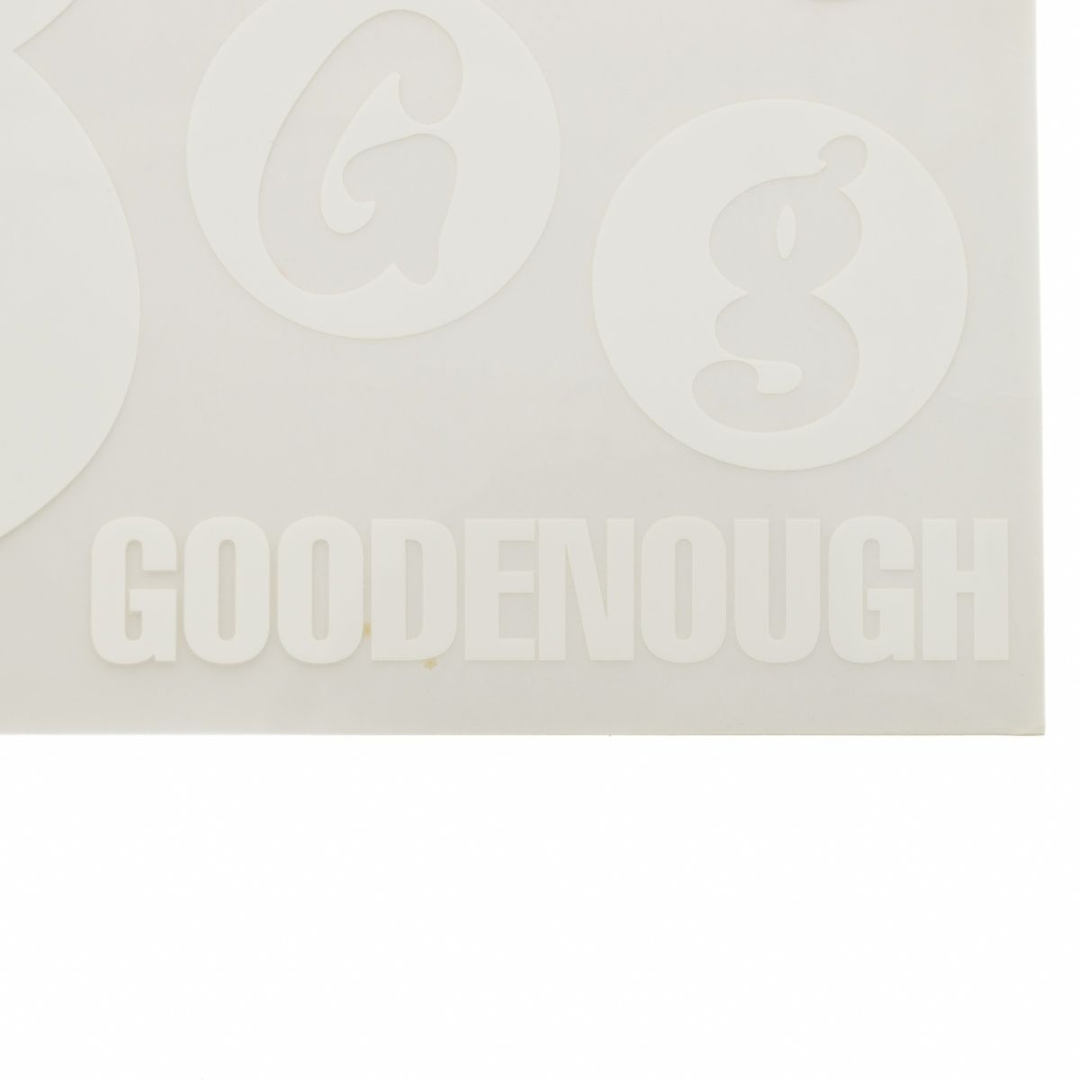goodenough アイロン転写マークステッカー GOODENOUGH】アイロン転写マーク シール - メルカリ