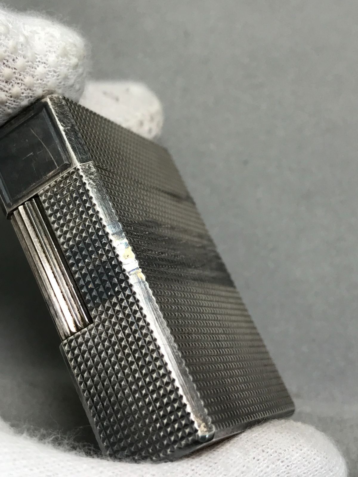 S.T.DUPONT デュポン ガスライター ライン1 スモール シルバー系 2036 